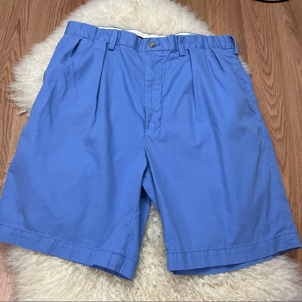 Polo Ralph Lauren Golf Fairway Blue Chino Style Shorts 35